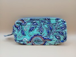 Vera Bradley Pencil Case Teal Green Paisley Print No Stains Or Tears Approx 7x4 - £4.83 GBP