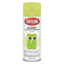 Krylon K03150007 Glow-In-The-Dark Spray Paint, Green, Gloss, 6 Oz. - £26.37 GBP