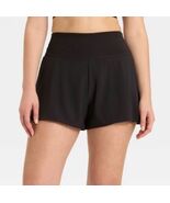 Women's 3" Knit Waistband High-Rise 2-in-1 Shorts - All In Motion Black ... - €15,18 EUR