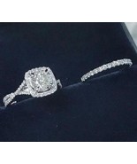 3.20Ct Round Cut Solitaire  Diamond Wedding Bridal Ring Anniversary Ring... - £212.34 GBP