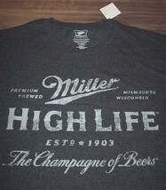 Vintage Style Miller High Life Beer T-Shirt Big &amp; Tall 3XL 3XLT New w/ Tag - £19.56 GBP