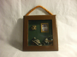 Rustic Wooden Soccer Frame Home Decoration - £9.57 GBP