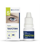 Taustin (taurine) eye drops 4% 10ml, Anti-cataract (taufon) - £25.16 GBP