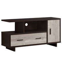 47" Wood Brown Cabinet Enclosed Storage TV Stand - $7,872.23 MXN