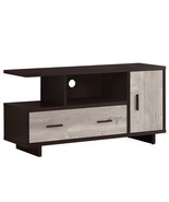 47&quot; Wood Brown Cabinet Enclosed Storage TV Stand - $7,846.00 MXN