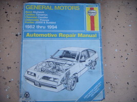 GM Haynes Repair Manual. Buick Skyhawk, Cadillac Cimarron, Chevy Cavalier. 82-94 - £6.62 GBP