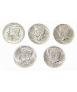 Lot Of 5 2025 D Kennedy Half Dollars .50 AU Condition - $27.58 CAD