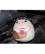 Squishmallow 9&quot; Ronnie The Cow Hersheys chocolate Bucket Hat Easter Plus... - $21.60