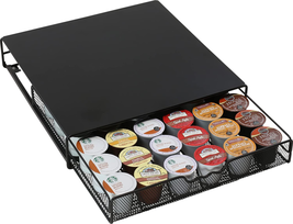 Decobrothers K-Cup Holder Drawer for 36 Coffee Pods Storage, Black - £23.83 GBP