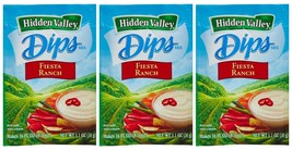 Hidden Valley Dips Mix, Fiesta Ranch 1.1 Oz Packets (Pack of 3) - $25.19