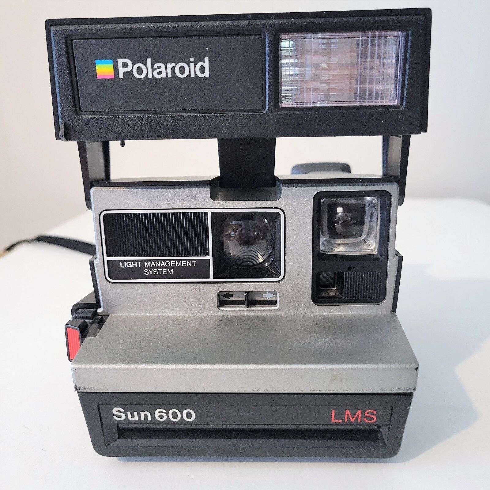 Polaroid Sun 600 LMS Instant Film Flash Land Camera Vintage -Tested - Works EXLT - $65.41