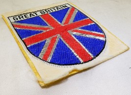 Uk Flag Patch Great Britain England Emblem Vintage Embroidered Military - $13.98