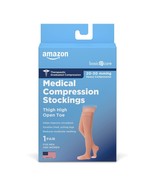 Amazon Basic Care Medical Compression Stockings, 20-30 mmHg Support, Wom... - $19.79