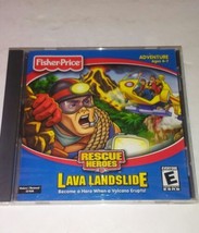 FISHER PRICE RESCUE HEROES LAVA LANDSLIDE PC CD-ROM COMPUTER GAME~AGES 4-7 - $39.75