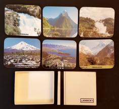 6  Jason New Zealand Scenic Coaster LOT in Original Box VTG Mountain Waterfalls - £7.72 GBP