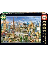 NEW Educa Jigsaw Puzzle Game 1000 Pieces Adults 20248 Símbolos Da Europa... - $44.57 CAD