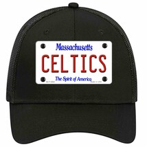 Celtics Massachusetts State Novelty Black Mesh License Plate Hat - £22.90 GBP