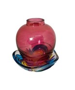Murano Glass Trinket Mini Dish - Handcrafted Italian Art Glass Italy w/ ... - $40.32 CAD