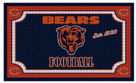 Team Sports America NFL Chicago Bears Embossed Outdoor-Safe Mat - 30&quot; W x 18&quot; H  - £28.08 GBP