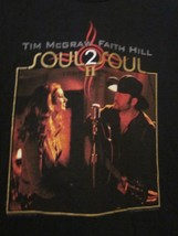 Nwot Tim Mcgraw &amp; Faith Hill Soul 2 Soul 2006 Tour Adult Xl Double-SS Tee - £7.80 GBP