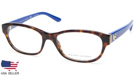 New Ralph Lauren Rl 6148 5566 Shiny Dark Havana Eyeglasses Glasses 53-17-140 B36 - £58.92 GBP