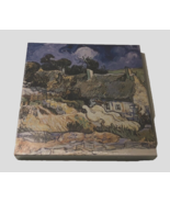 Vincent van Gogh Thatched Cottages Cordeville 500 Puzzle New Vintage 200... - $41.75