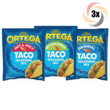 3x Packs Ortega Variety Taco Seasoning Spice Mix | 1oz | Mix &amp; Match Flavors - £10.81 GBP