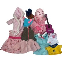 Our Generation Battat Doll Clothing Accessories Lot Of 13 Boots Guitar C... - $18.66