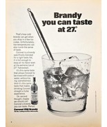 CORONET VSQ BRANDY- #1 IN WISCONSIN-27o Light Taste 1968 Vintage Print Ad - $18.75 CAD