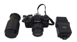 Minolta X-700 35mm Film Camera with 49mm F1.7 Lens plus (FOR PARTS/REPAIRS) - £48.98 GBP