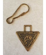 Vintage North American Fishing Club Triangle Pendant Charm - $21.45 CAD
