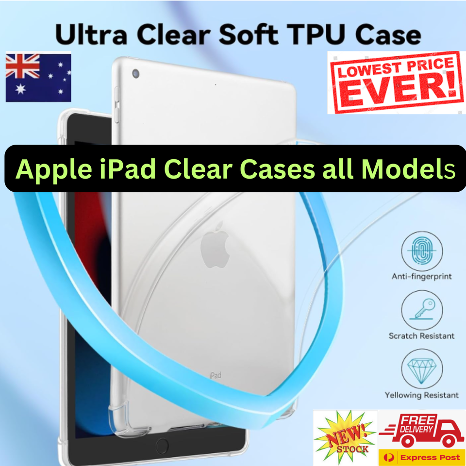 For iPad 7 8 9 10.2 Air 3 4 5 10.5 10.9 Mini 4 5 Pro Shockproof iPad Cas... - $2.81+