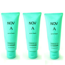 NOV A Acne Foam For Sensitive Skin Foaming 70g x 3 = 210g / 7.4oz. From Japan - $48.99