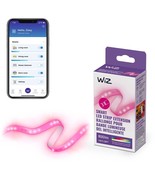 WiZ 3FT RGB Wi-Fi LED Smart Color Changing Light Strip Extension - Conne... - $11.57 CAD