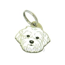 Dog ID Tag, Coton de Tulear, Personalized, Stainless Steel, Engraved, Handmade - £15.91 GBP+