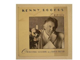 Kenny Rogers Poster Flat Timepiece Face Shot - £7.04 GBP
