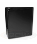 4 BCW 3&quot; Heavy Duty D-ring Plain Black Binder Albums - $970.06 MXN