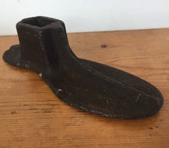 Vtg Antique Cast Iron Metal Cobbler Shoe Making Form Molds Anvil Repair ... - £44.67 GBP