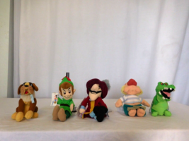 Disney Beanie Babies Peter Pan Set Of 5 NWT Peter Pan Smee Nana Croc Capt Hook - £40.56 GBP
