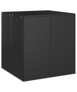  Cushion Box Black PE Rattan 39.4 x 38.4 x 40.9 in Cushion Box - $378.49