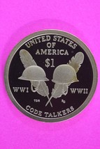 Proof 2016 S Code Talkers Sacagawea Dollar Deep Cameo Same Coin In Pics ... - £10.44 GBP