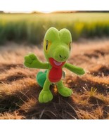 Tomy Pokemon Treecko Poke 8&quot; Plush Stuffed Toy Green Trainer Nintendo Ga... - $13.56 CAD