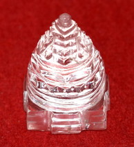 Sphatik Shree yantra / Quartz Crystal Shri yantra - 48 gm - Lab certified - $72.25