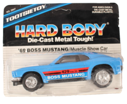 1987 Tootsie Toy- Hard Body- &#39;69 Boss Mustang -  1:43 scale NOS - $8.99