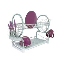 Premier Housewares Two Tier Dish Drainer - White  - $89.00
