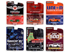 Anniversary Collection Set of 6 Pcs Series 15 1/64 Diecast Cars Greenlight - £50.76 GBP