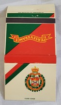 Lord Strathcona&#39;s Horse Royal Canadians Perseverance Matchbook Cover Military - £15.94 GBP