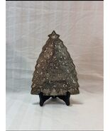 Christmas Tree Nut Dish Antique International Silver Company - $14.85