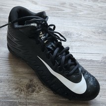 Nike Alpha Menace Varsity Mid Football Shoes 880137-011 Black White Men Size 7.5 - £19.10 GBP