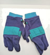 Vintage Purple And Blue Ski Gloves Ladies Medium Columbia Y2K 90&#39;s SL9510 - £15.97 GBP